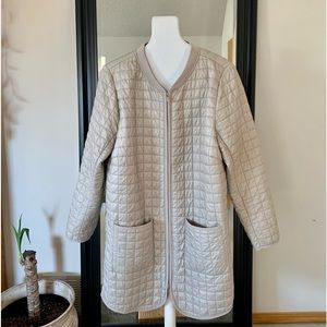 Athleta Long Quilted Coat
